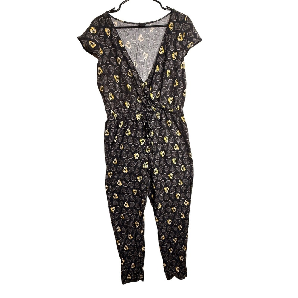 Her Universe Star Wars Women XL BB-8 Droid Print Drawstring Jumpsuit Romper
